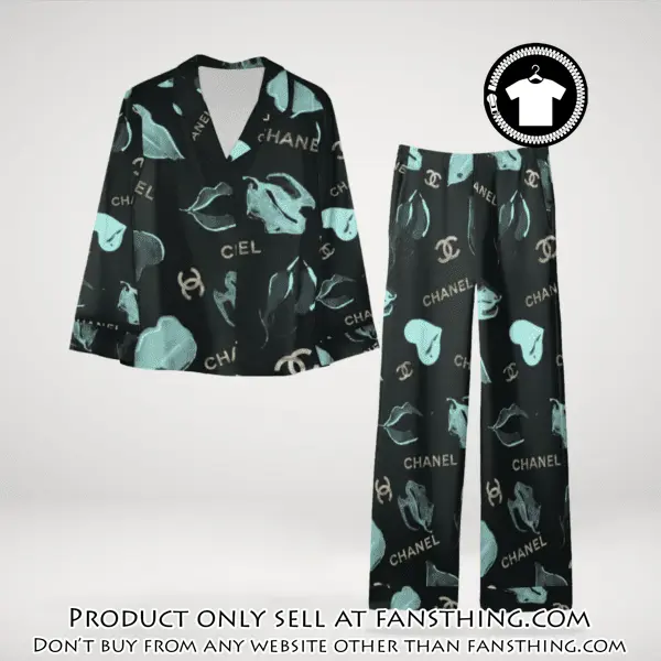 Trending luxury chanel satin pajama set pjs1040 fst0732092